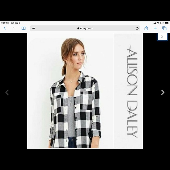 Allison Daley Tops - Allison Daley Women’s Plaid Blouse